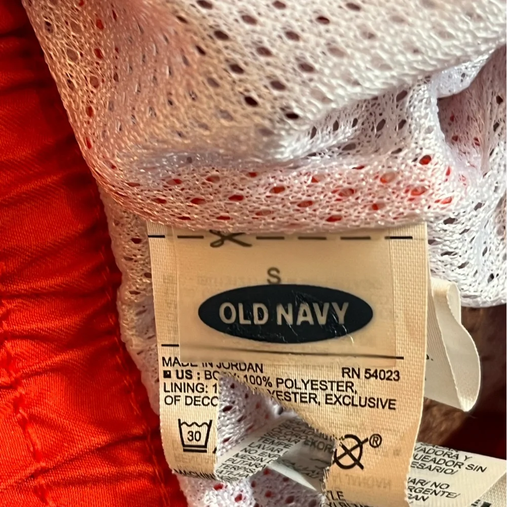 ⭐️ EUC - Old Navy Men's Small Red Bathing Suit Trunks